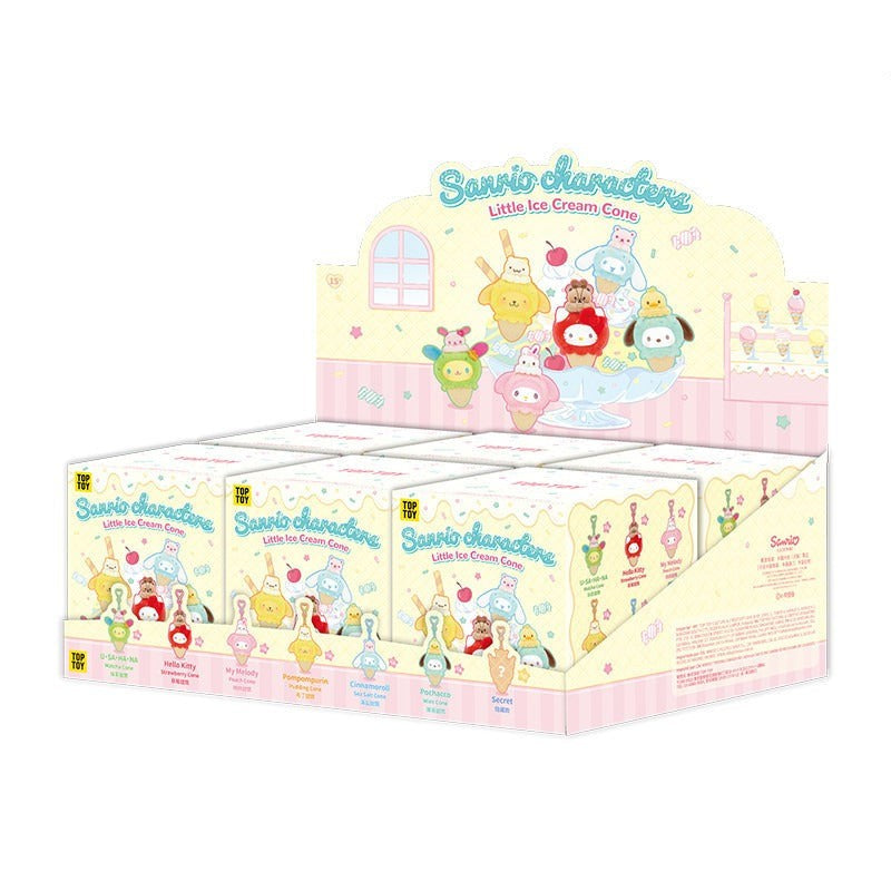SANRI0 characters Little Ice Cream Cone Series Plush Pendant Blind Box