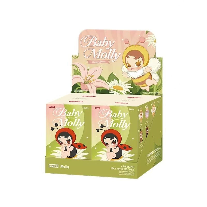 POP MART Baby Molly Buggy Roam Series Vinyl Plush Pendant Blind Box