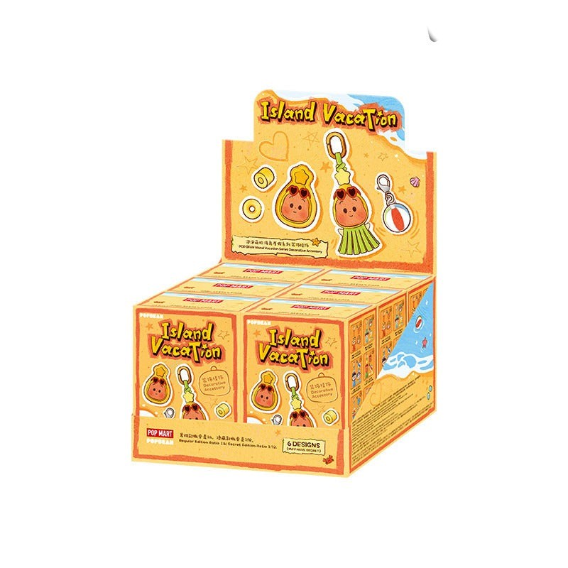 POP MART POP BEAN Island Vacation Series Decorative Charm Blind Box (PRE-ORDER)