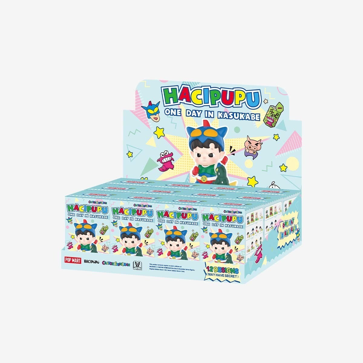 POP MART HACIPUPU x CRAYON SHINCHAN One Day in Kasukabe Series Figures (PRE-ORDER)