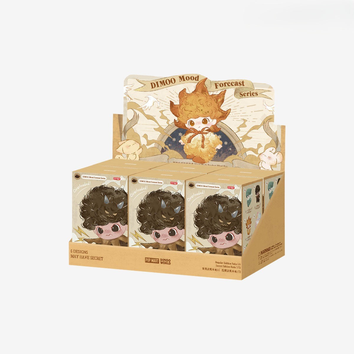POP MART DIMOO Mood Forecast Series-Vinyl Plush Pendant Blind Box (PRE-ORDER)