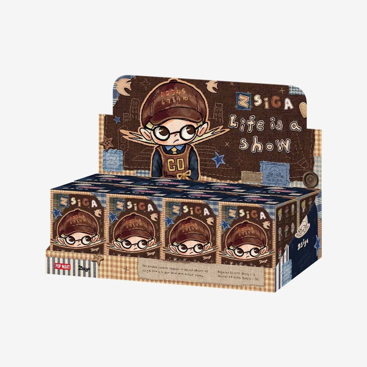 POP MART Zsiga Life is a Show Series MINI Action Figure Confirm Design Blind Box