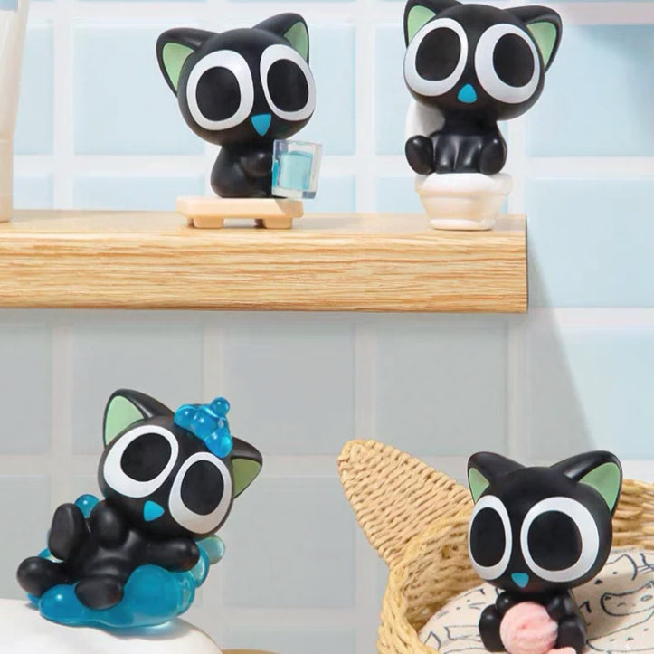Luo Xiao Hei Cat Mini Bean Figures