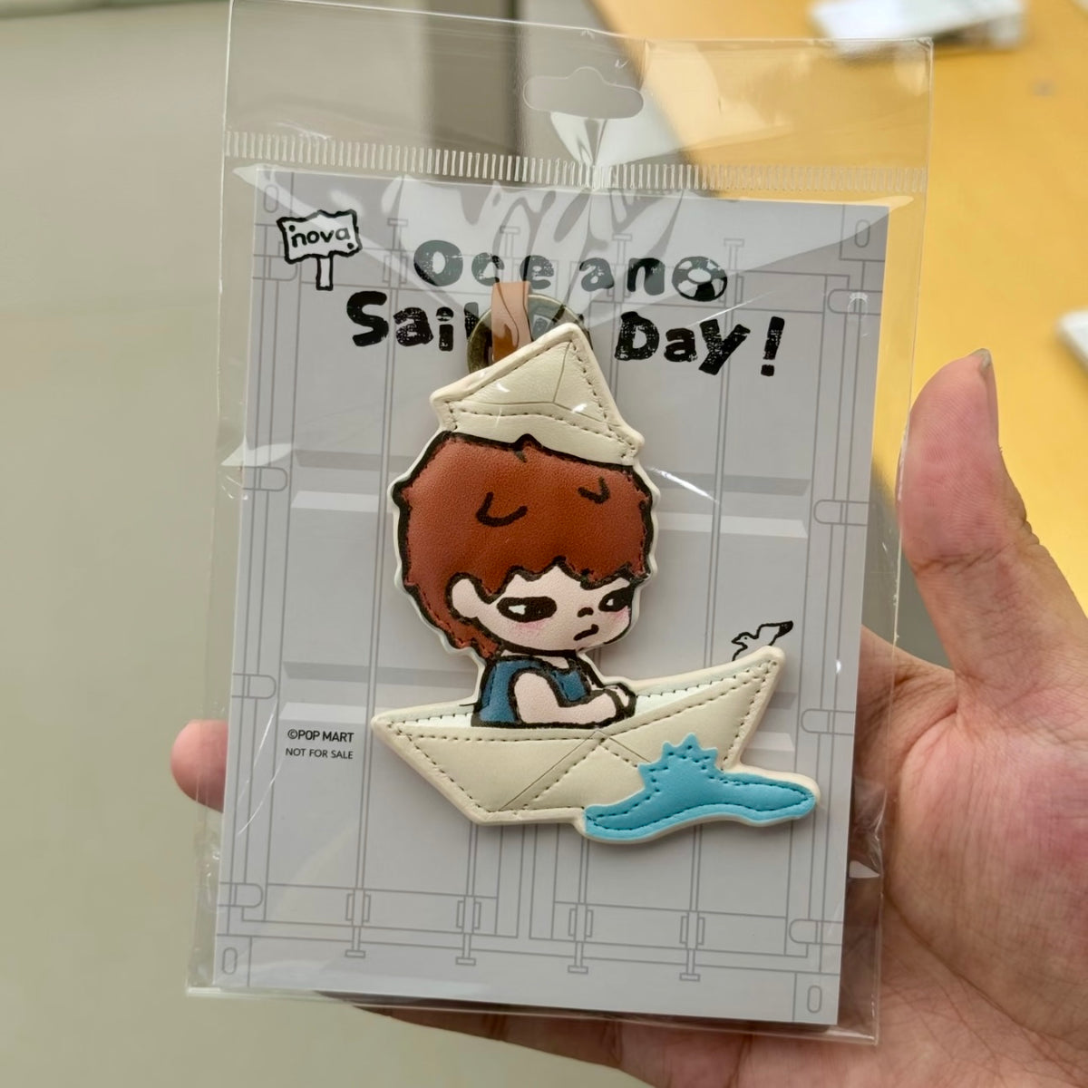 Hirono Huawei nova Collaboration Oceano Sailing Day Paper Boat Bag Charm, POP MART