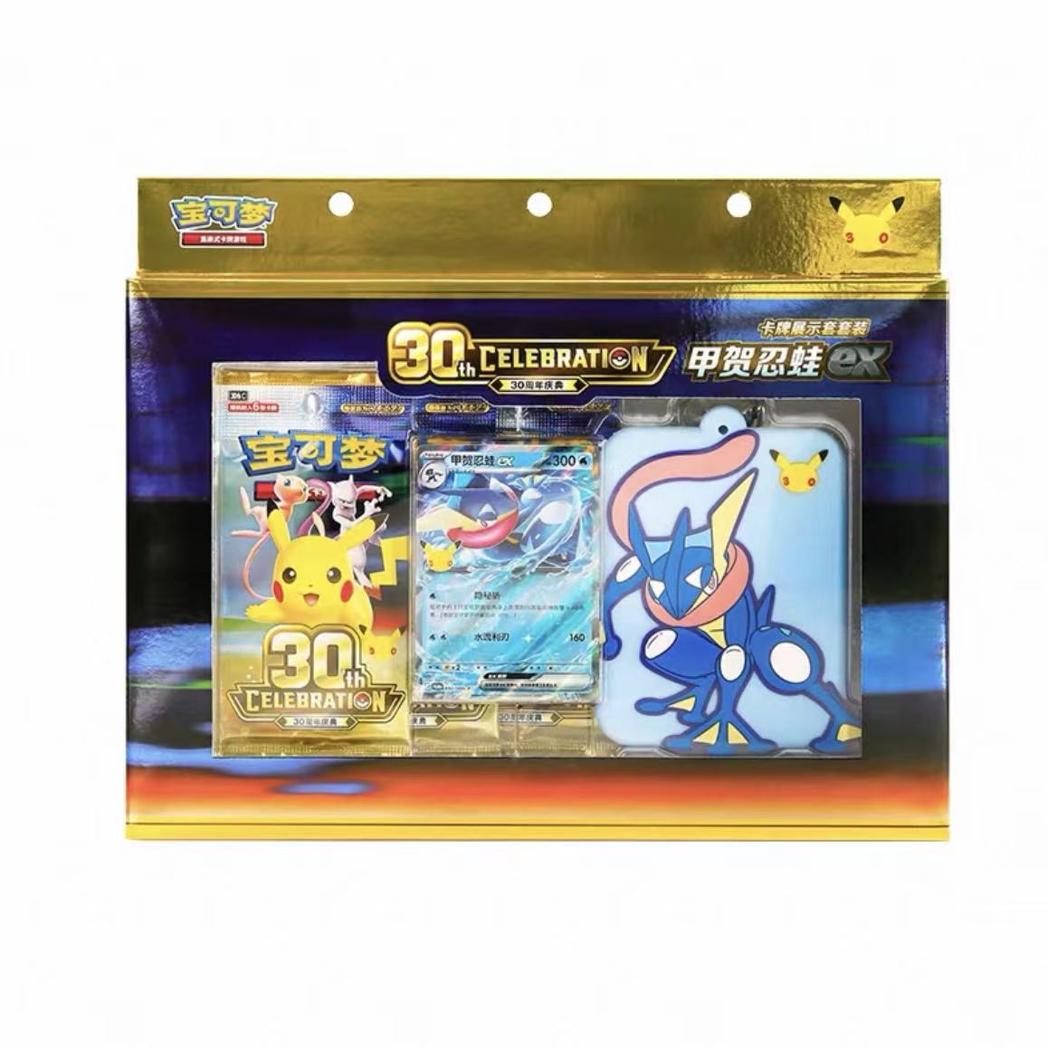 Pokémon TCG 30th Anniversary Celebration Espeon Umbreon Sylveon Greninja ex Battle Deck Set