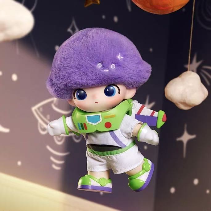 POP MART DIMOO WORLD × PIXAR Series Vinyl Plush Pendant Blind Box