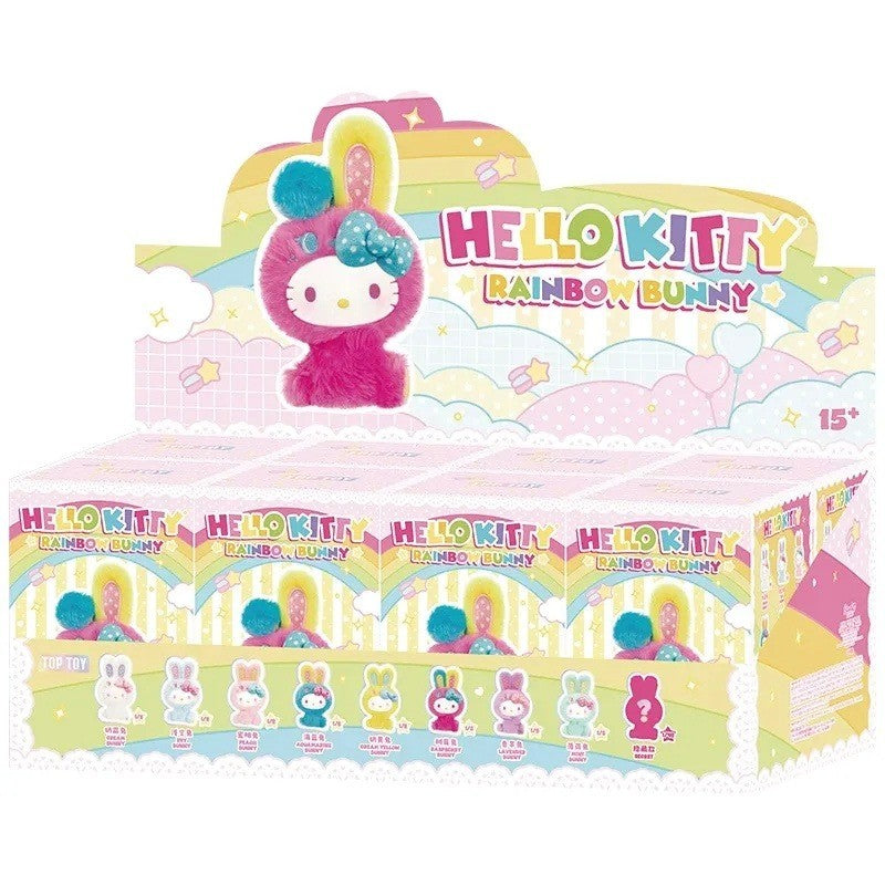 SANRI0 HK Rainbow Bunny Series Plush Pendant Blind Box