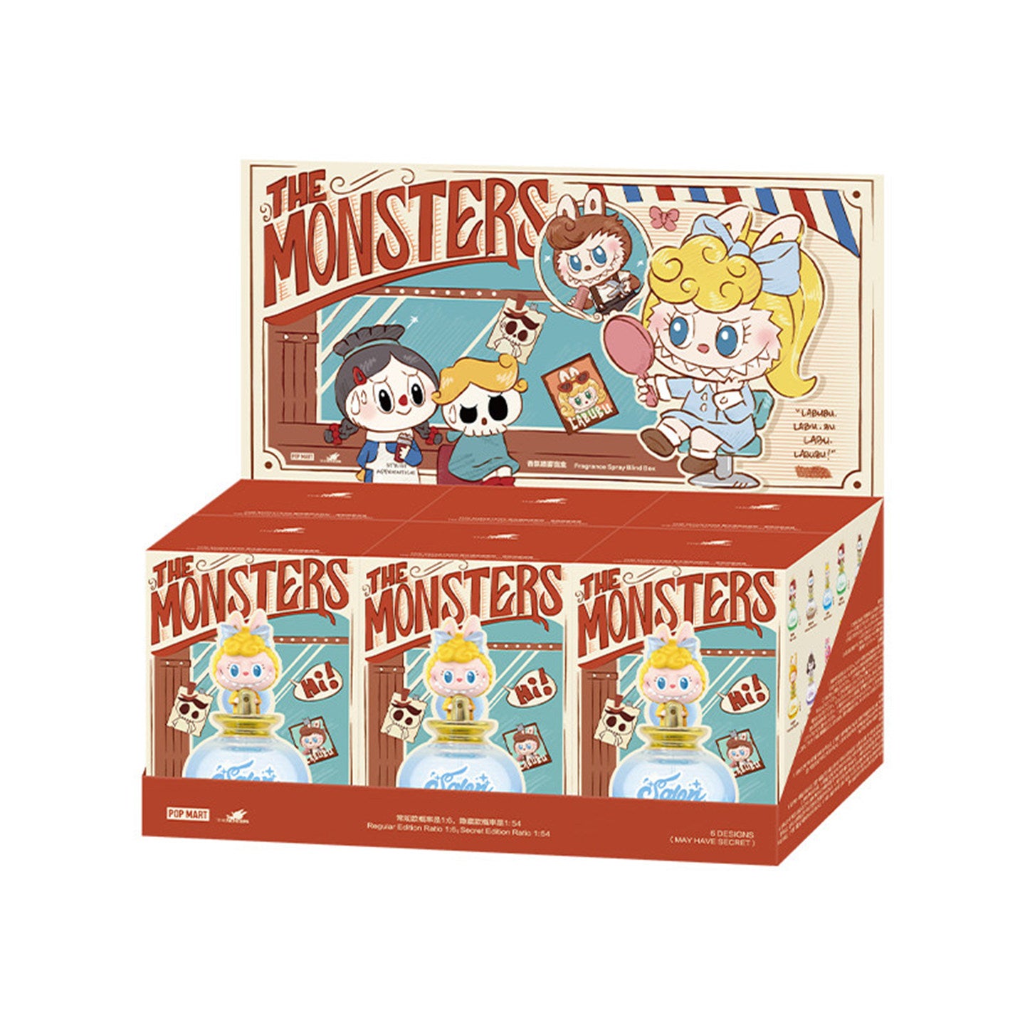 POP MART The Monsters Hair Salon Series Fragrance Spray Blind Box
