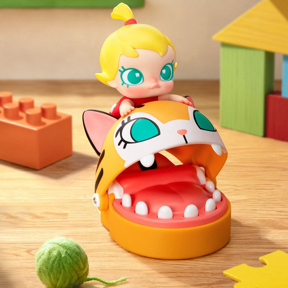POP MART Baby Molly and Baby Tabby Pulling a Prank Figure