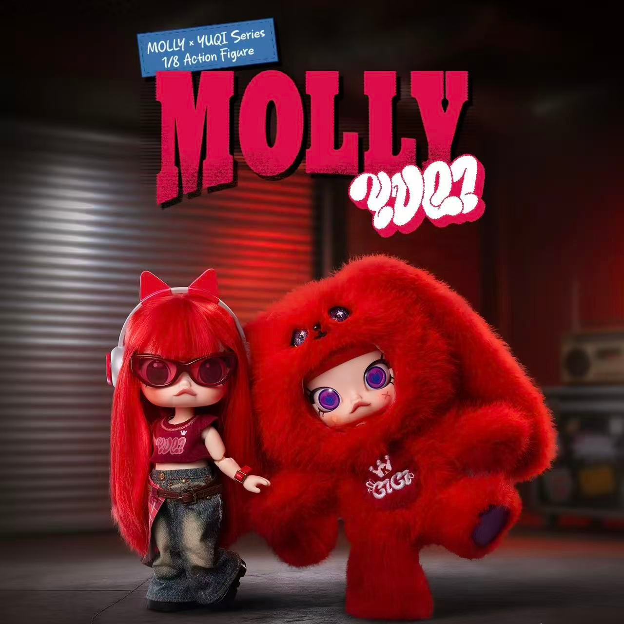 POP MART MOLLY YUQI Series 1/8 Scale Action Figure