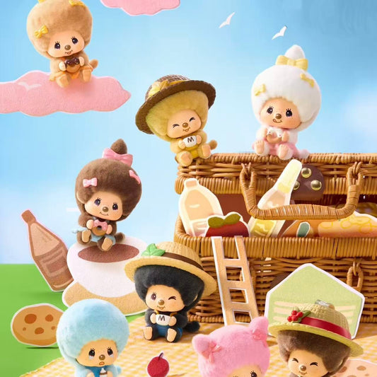 Monchhichi Coffee Farm Series Face‑changing Pendant Blind Box
