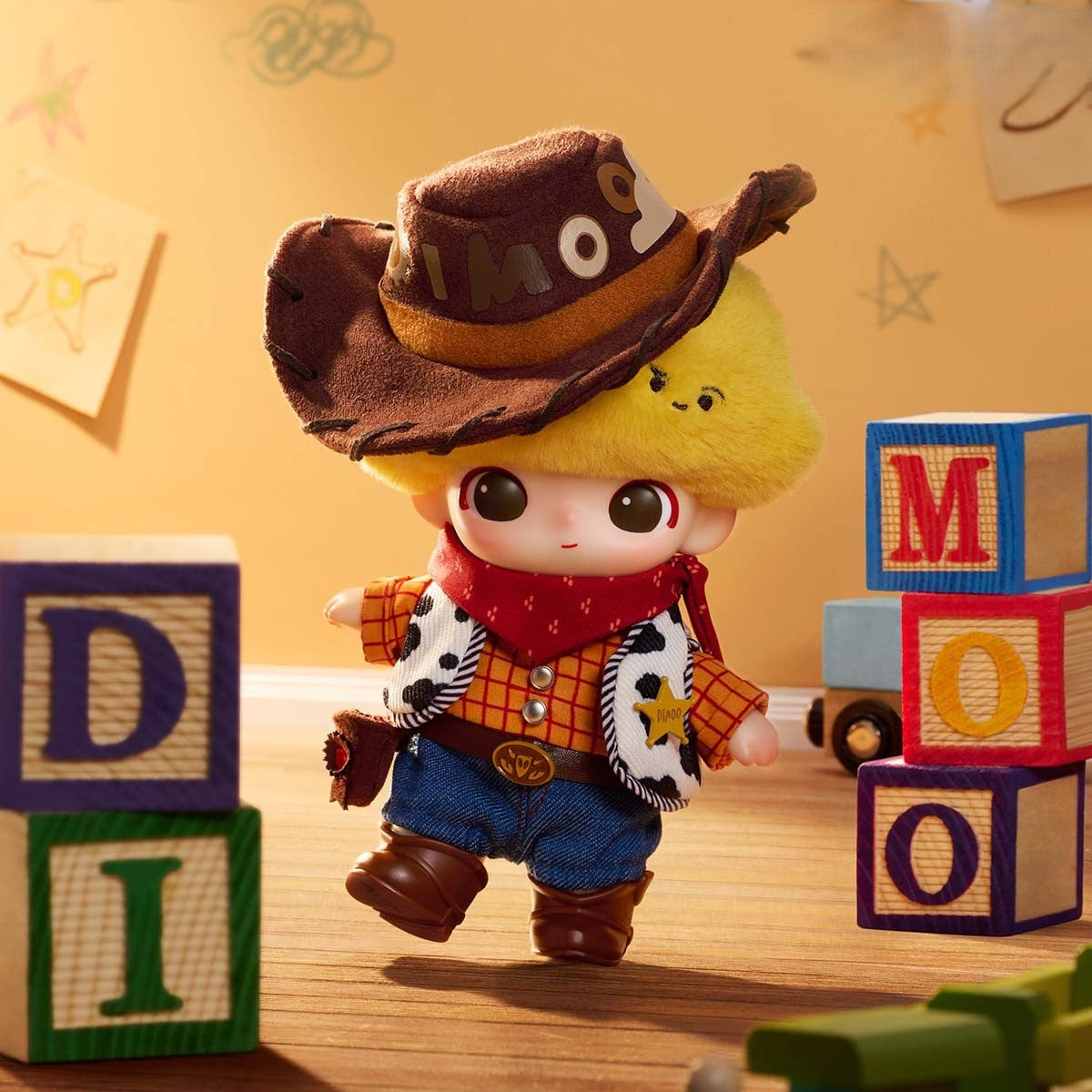 POP MART DIMOO WORLD × PIXAR Series Vinyl Plush Pendant Blind Box (PRE-ORDER)