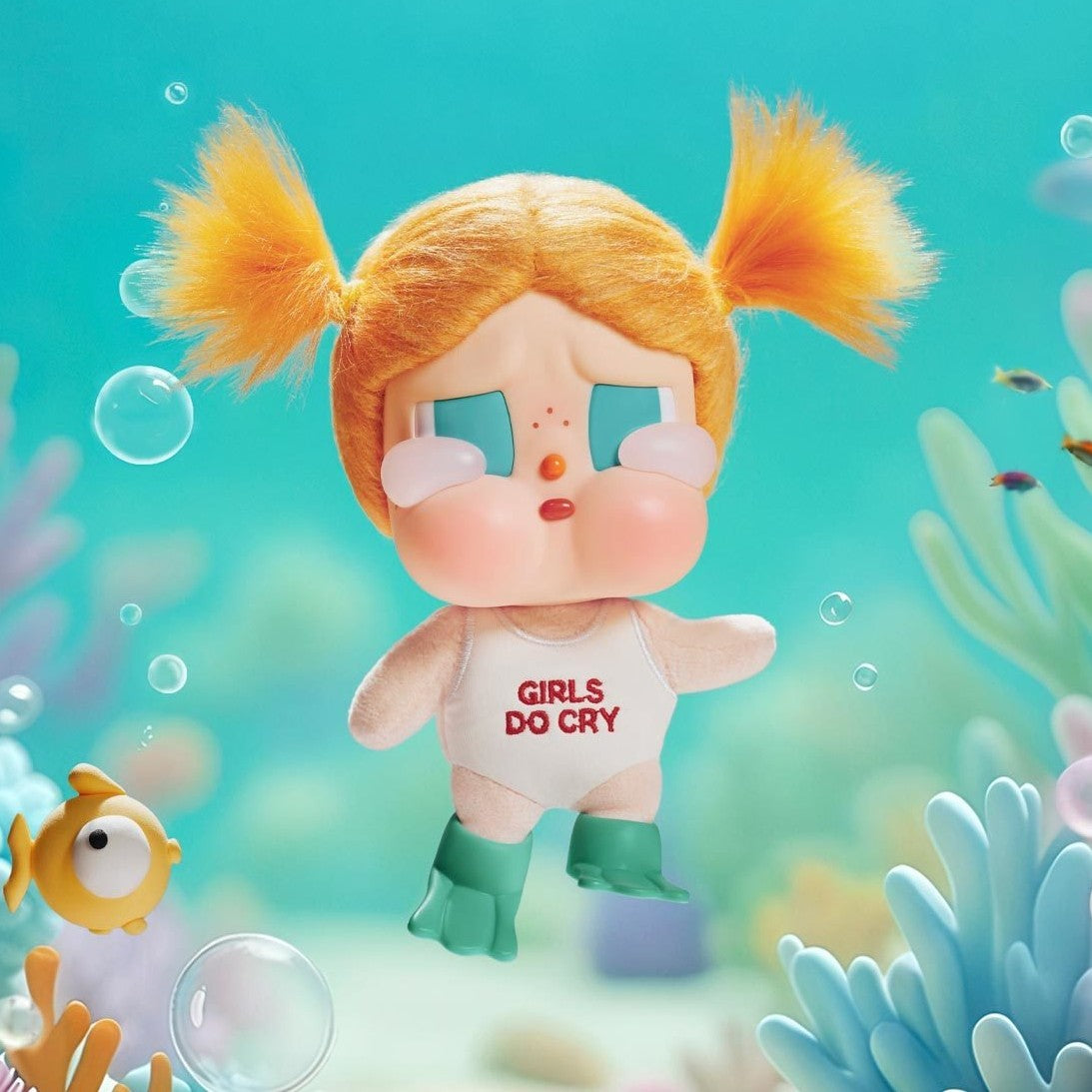 POP MART CRYBABY Vacation Mode On Series-Vinyl Plush Pendant Blind Box
