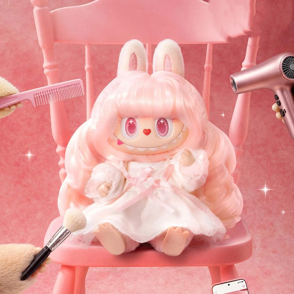 POP MART The Monsters Hair Salon Series Vinyl Plush Pendant Blind Box (PRE-ORDER)