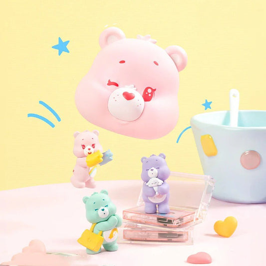 Care Bears Little Things Series Cubby Face Mini Beans Figures, Blind Bag