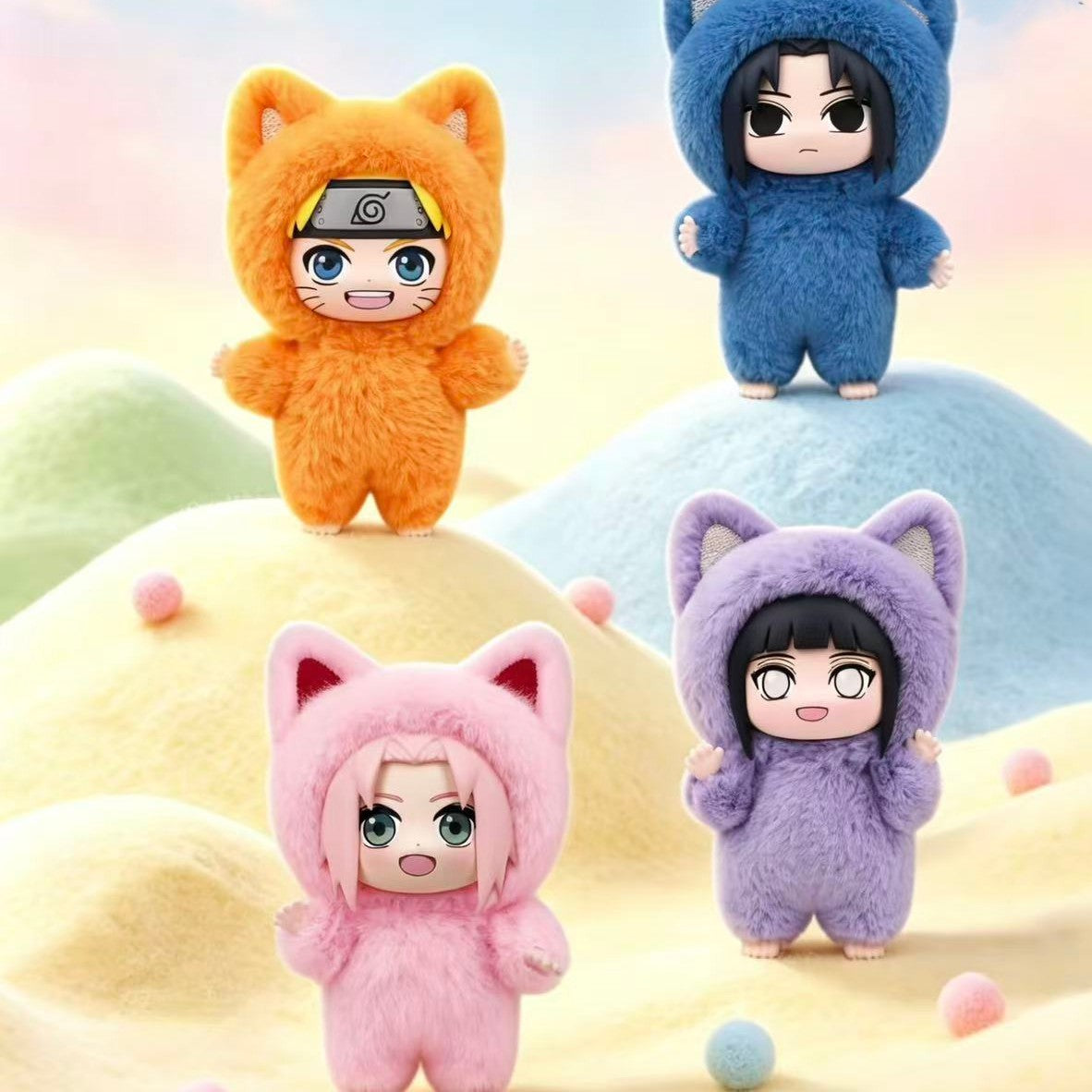 Naruto: Shippuden Kitten Land Series Plush Doll Blind Box