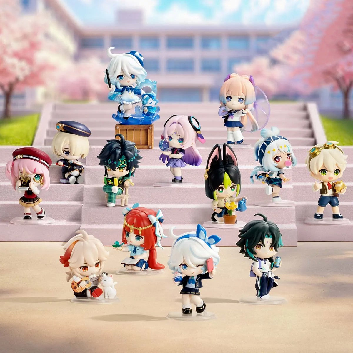 POP MART Genshin Impact Academy's Light and Shadow Poetry Chibi Series Figure Blind Box (PRE-ORDER)