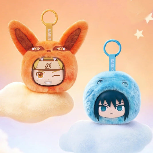 Naruto Shippuden Fluffy Earbud Pouch Series Plush Blind Box Storage Bag Earphone Case
