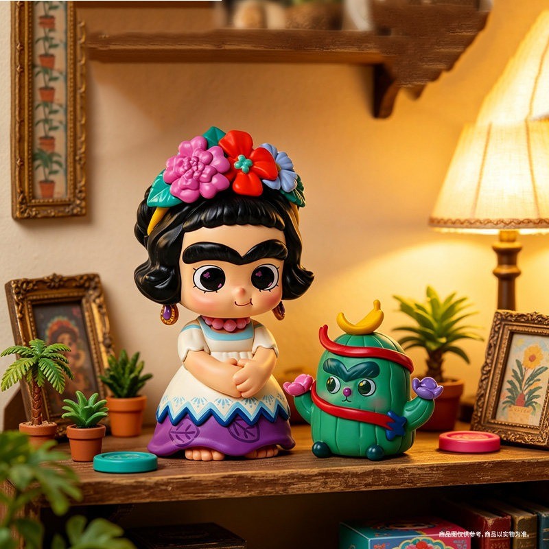 CiciLu × Frida Kahlo Endless Flower Series Figure Hanging Card (PRE-ORDER)