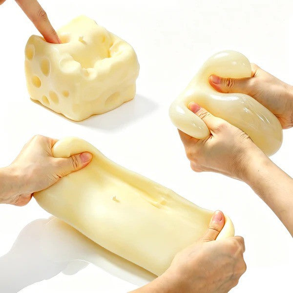 Cheese Slow Rise Vaseline Squishy - Sensory Fidget Toy