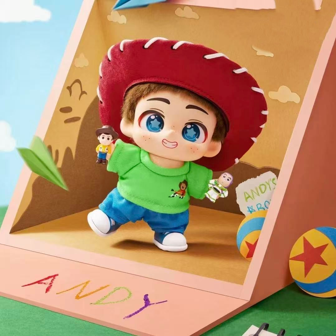 DSN Pixar Toy Story Andy’s Childhood Bond Series Vinyl Plush Keychain Blind Box