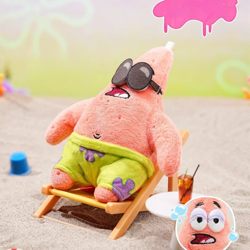 SpongeBob Bikini Bottom Beach Stall Series Action Plush Pendant Blind Box (PRE-ORDER)