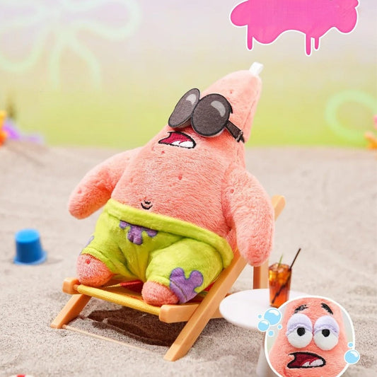 SpongeBob Bikini Bottom Beach Stall Series Action Plush Pendant Blind Box (PRE-ORDER)