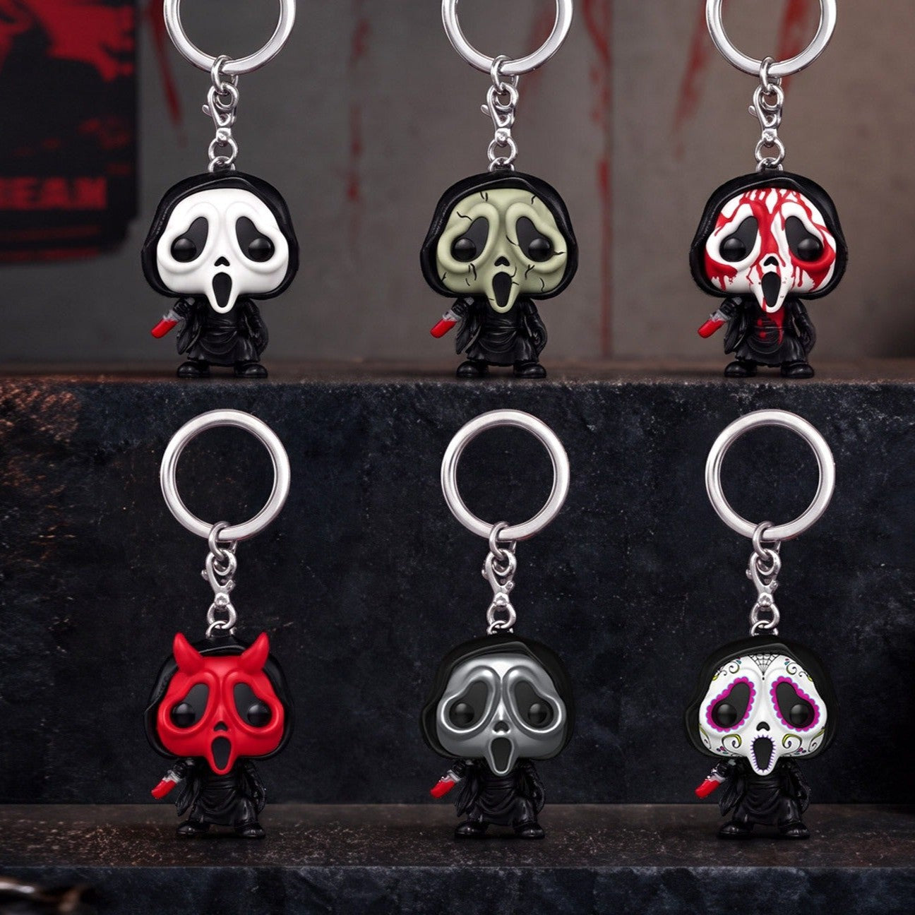 Ghost Face Series Keychain Blind Box
