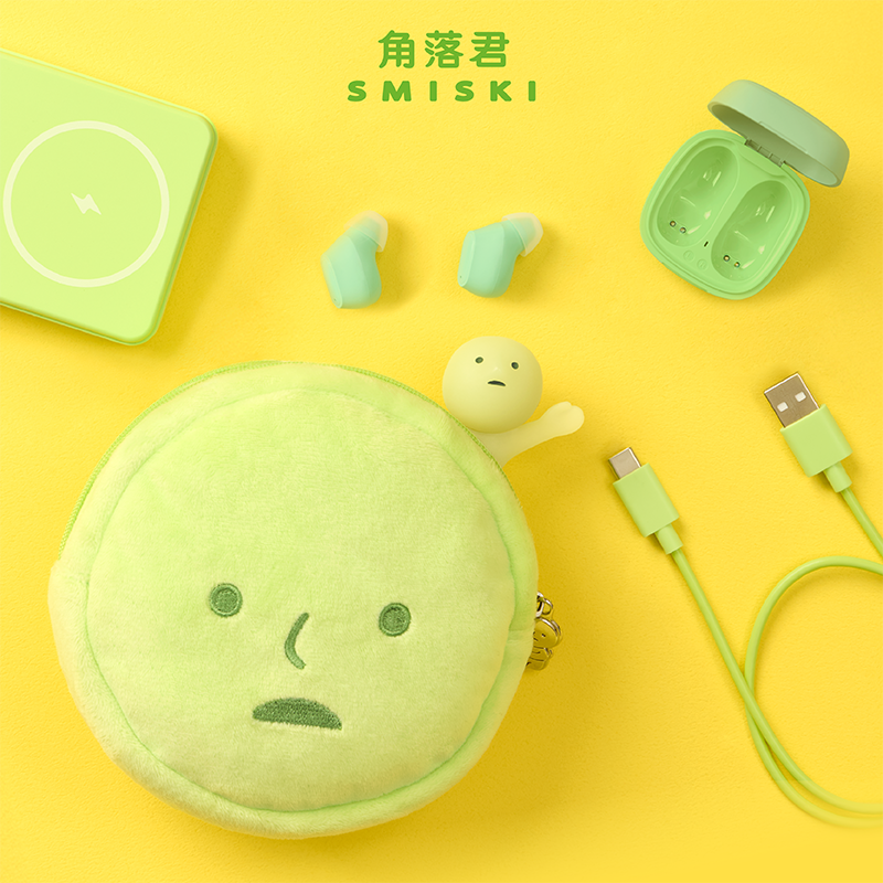 SMISKI Plush Pendant Brooch Clothing Accessories Storage Bag