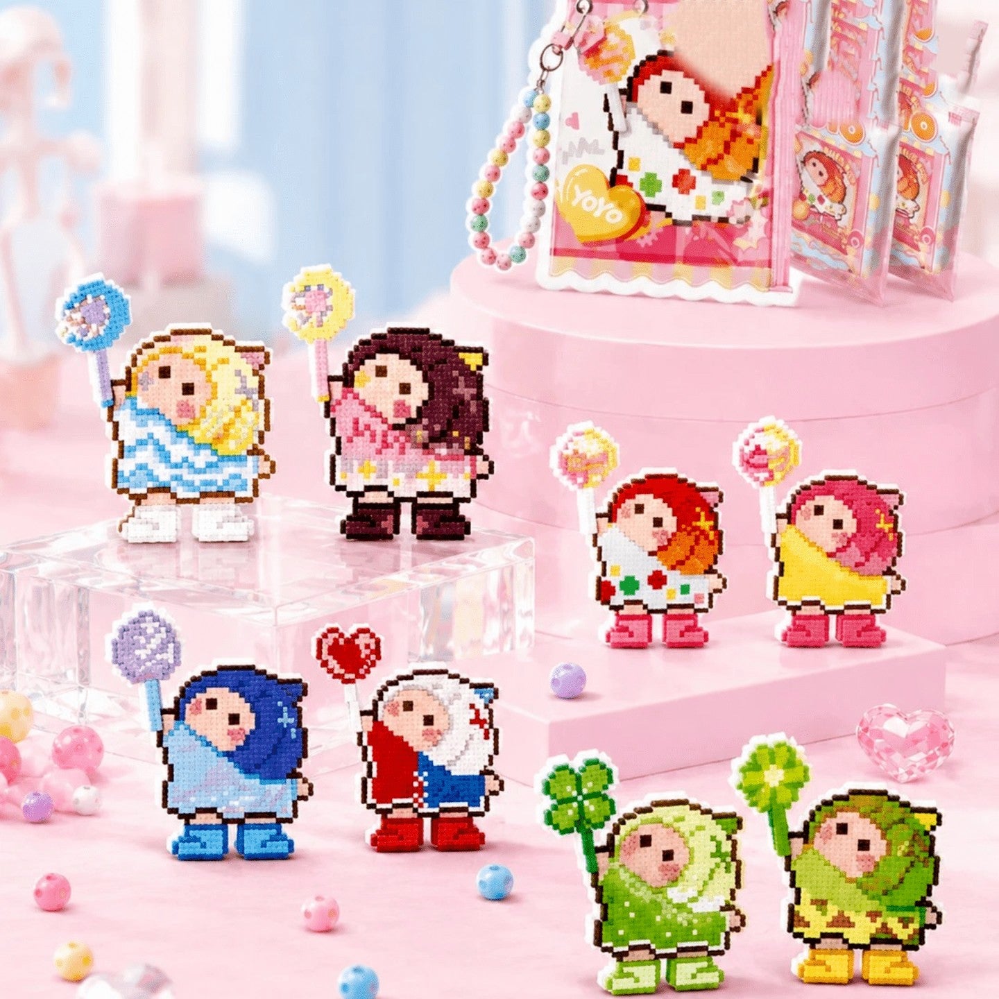 MINISO YOYO Heartfelt Wishes Series Fuse Beads Blind Box