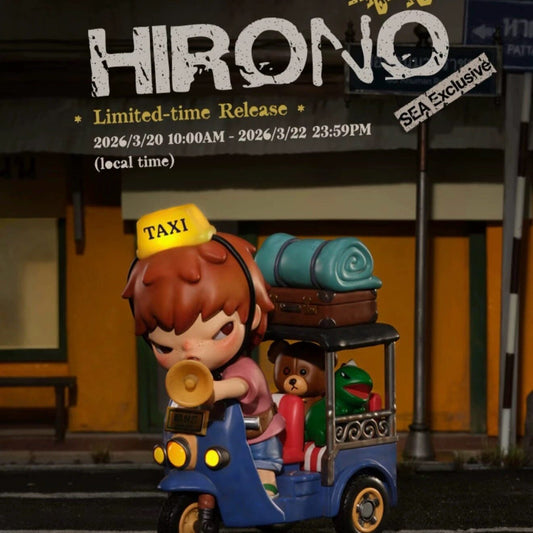POP MART Hirono Tuk-Tuk Figure SEA Exclusive