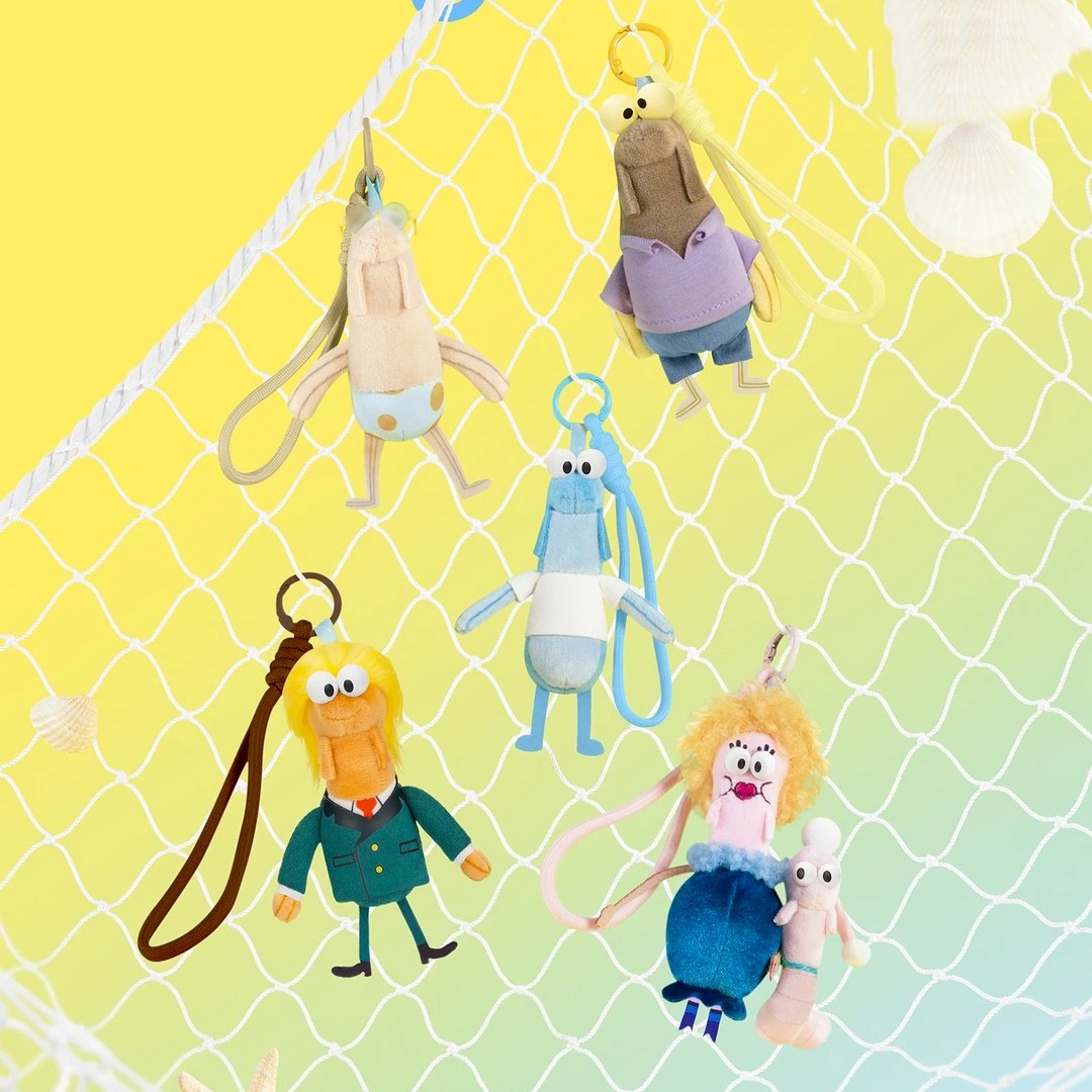 SpongeBob SquarePants ANCHOVY BUDDIES Series Plush Phone Charm Blind Box