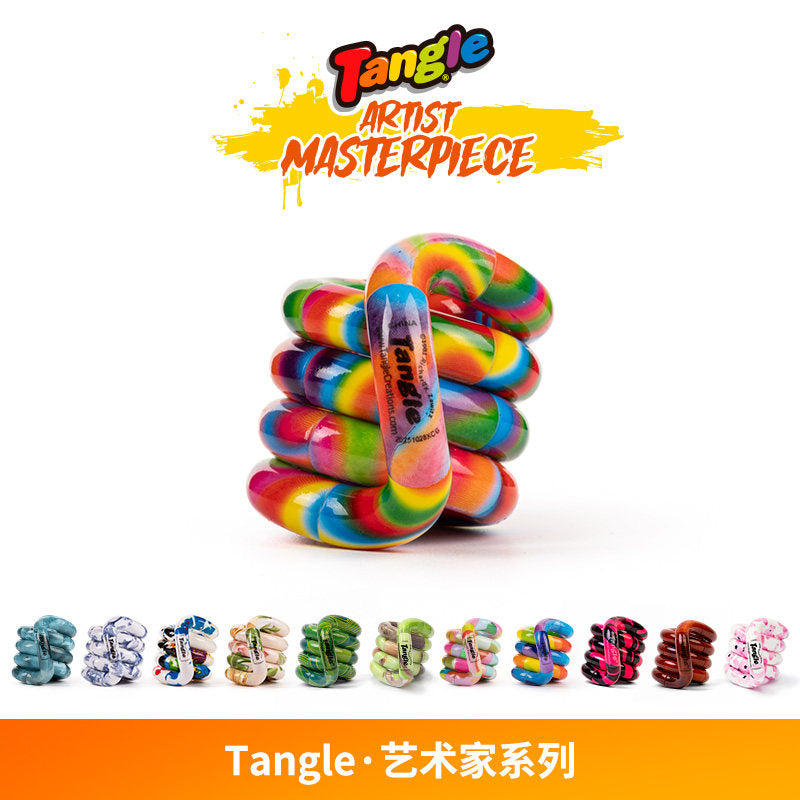 Tangle Sensory Fidget Toy, Authentic Twist Sensory Puzzle, Anxiety & Stress‑Relief Hand Toy