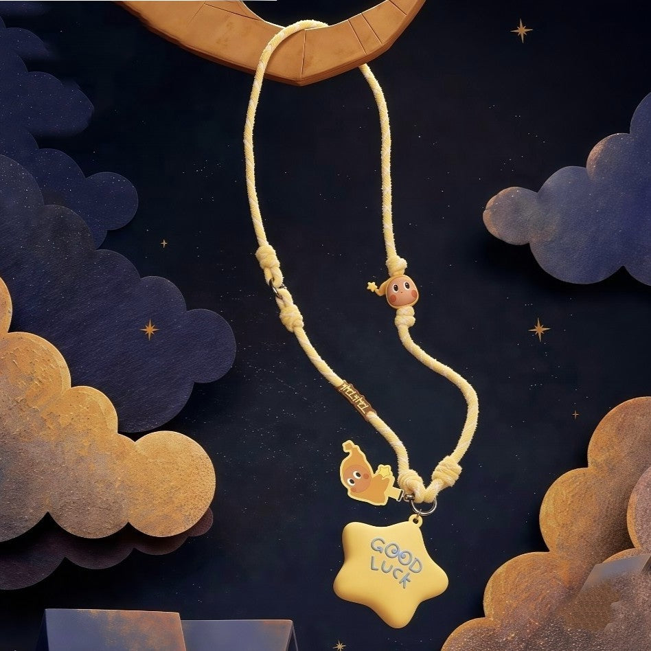 POP MART Twinkle Twinkle Classic Series Lucky Star Glow in the Dark Long Lanyard Phone Charm