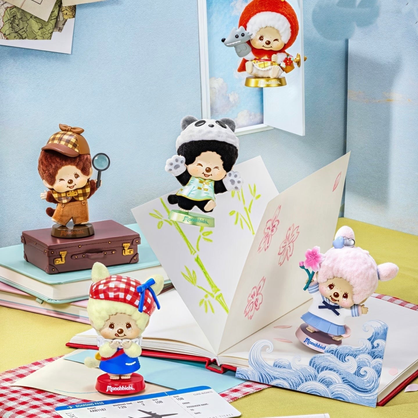 Monchhichi Global Tour Series Figure Blind Box