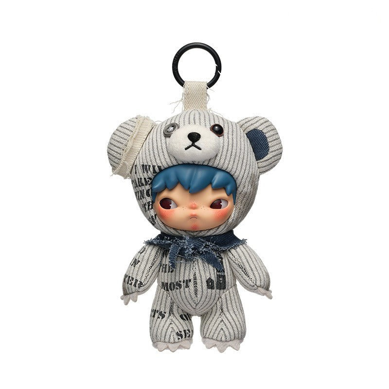 POP MART Hirono Freedom Island Series Plush Doll Hanging Card UK Exclusive
