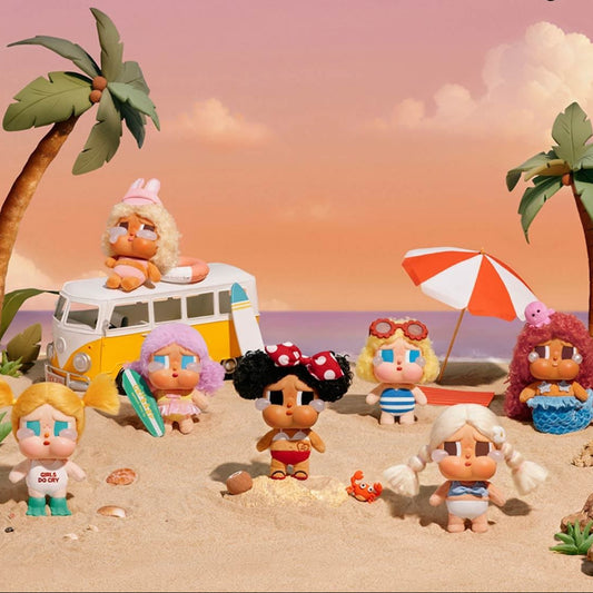 POP MART CRYBABY Vacation Mode On Series-Vinyl Plush Pendant Blind Box