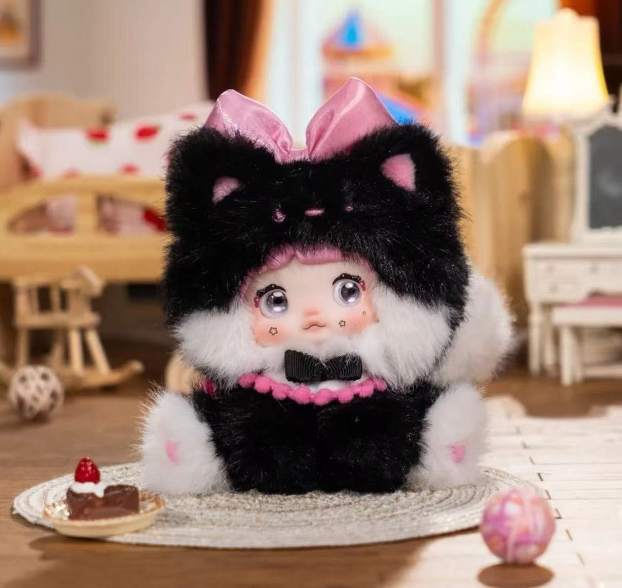 Nommi Sitting Zoo Series Vinyl Plush Doll Keychain Blind Box