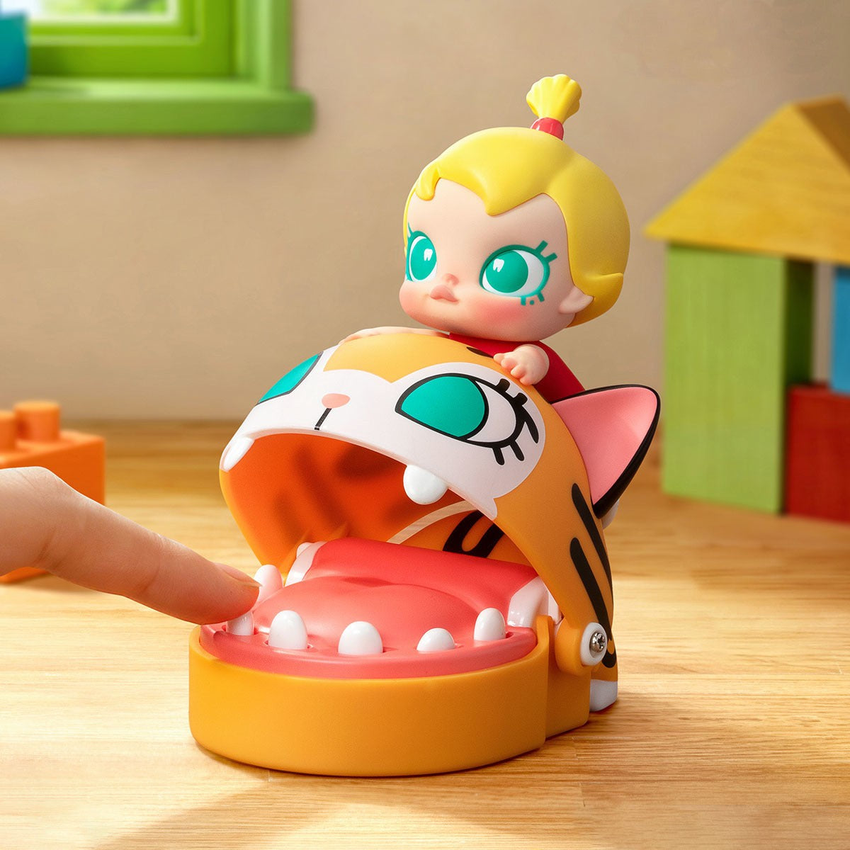 POP MART Baby Molly and Baby Tabby Pulling a Prank Figure