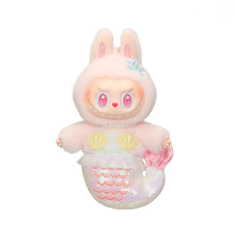POP LAND THE MONSTERS De Vliegende Flying Labubu Series Mokoko Hanging Card