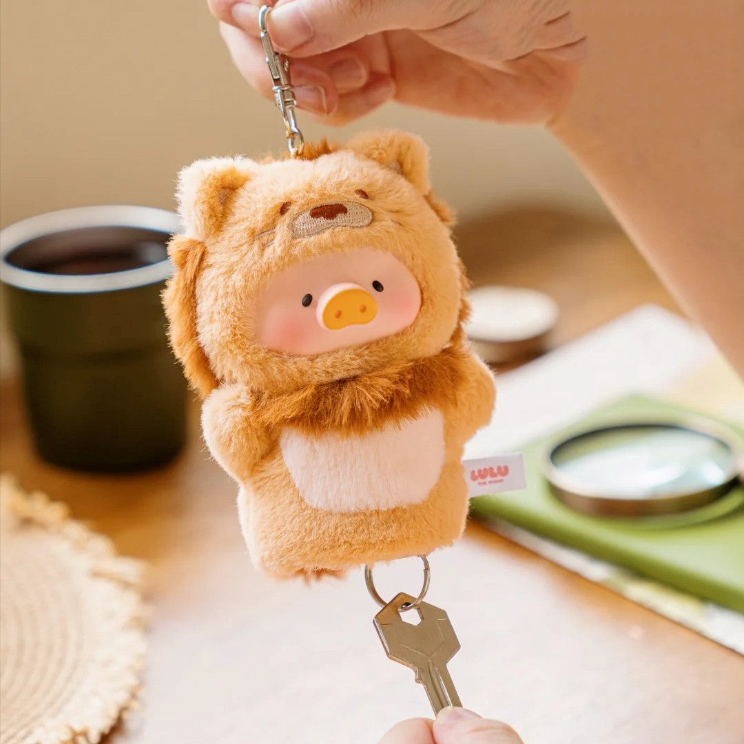 LuLu the Piggy Animal Party V2 Cutest Butler Series Vinyl Face Key Cover Keychain Pendant Blind Box
