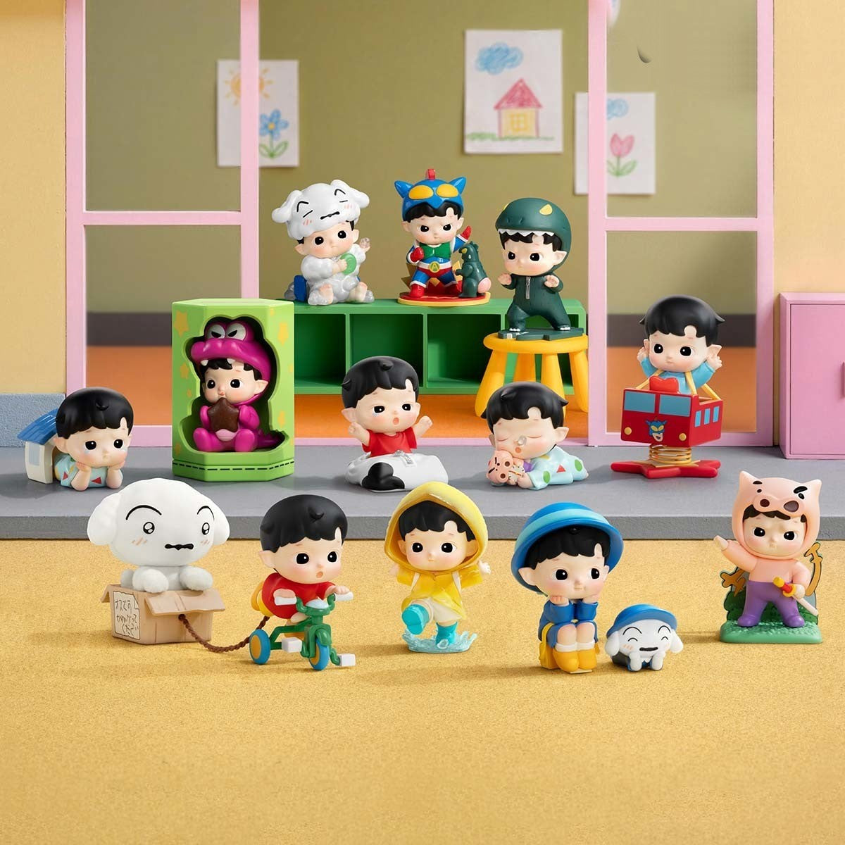 POP MART HACIPUPU x CRAYON SHINCHAN One Day in Kasukabe Series Figures (PRE-ORDER)