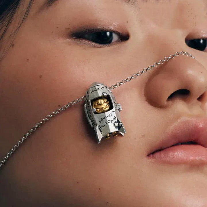 POPOP Jewelry Hirono Vintage Rocket Necklace