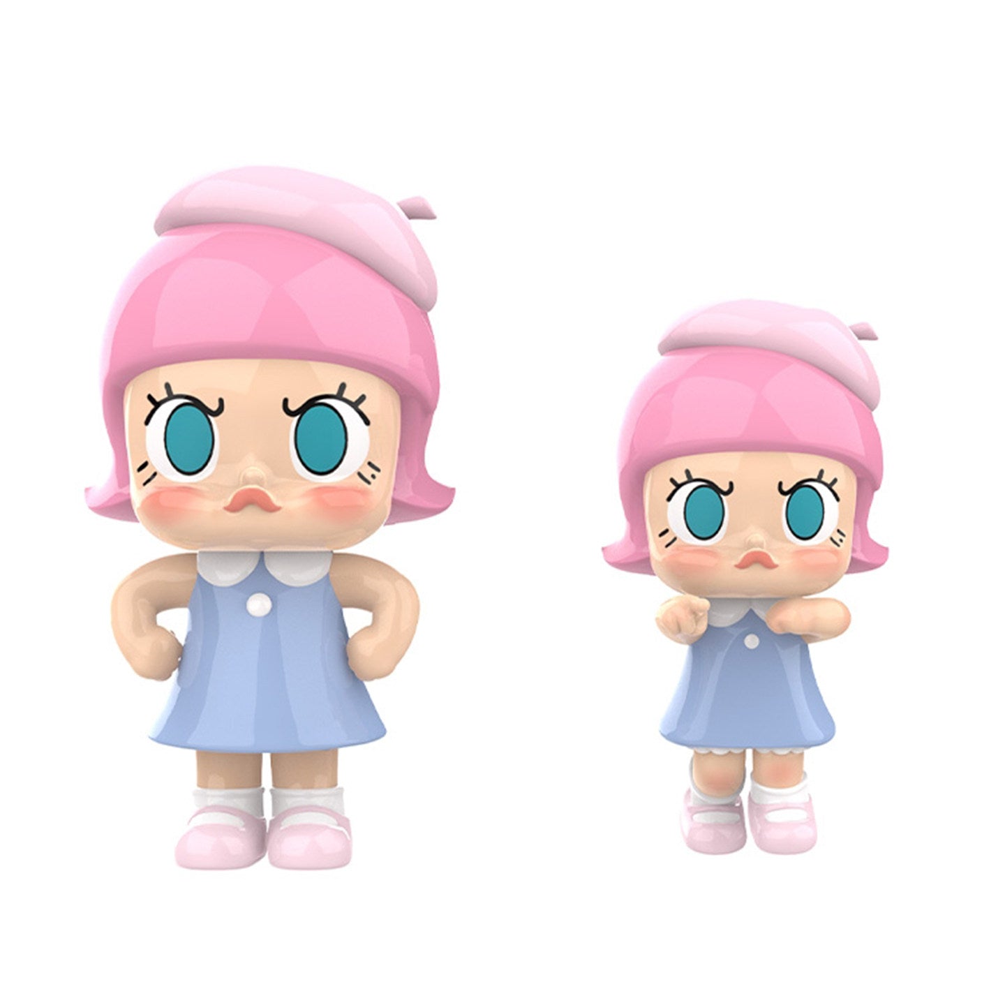 POP MART MOLLY 20th Anniversary Angry Molly Single Record Set "Re" Series Figure Hanging Card