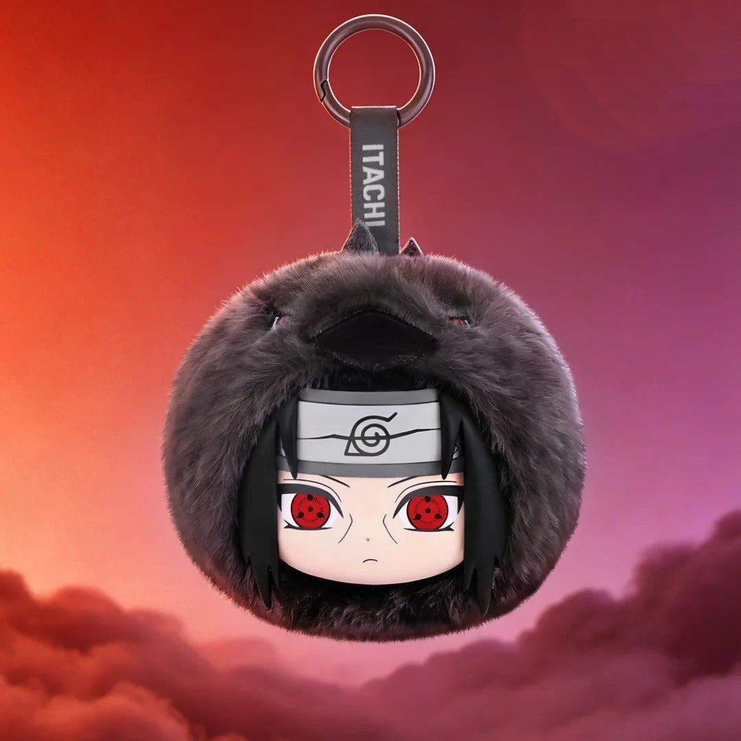 Naruto Shippuden Fluffy Earbud Pouch Series Plush Blind Box Storage Bag Earphone Case