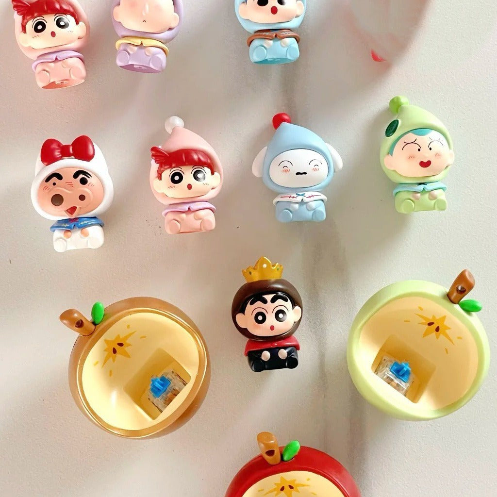 Crayon Shin-chan Dwarf Fairytale Series Bobblehead Figures Blind Box