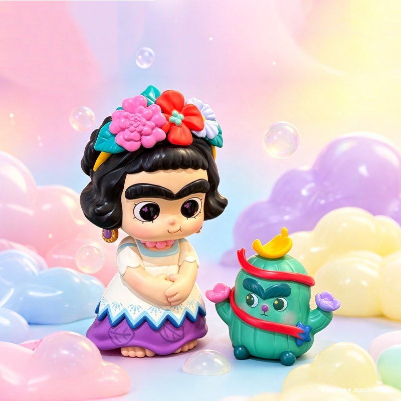 CiciLu × Frida Kahlo Endless Flower Series Figure Hanging Card (PRE-ORDER)