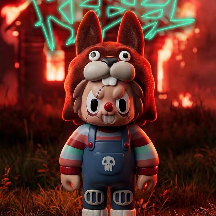 Rebel Bear The Street Series Plush Blind Box Monster Series Figure