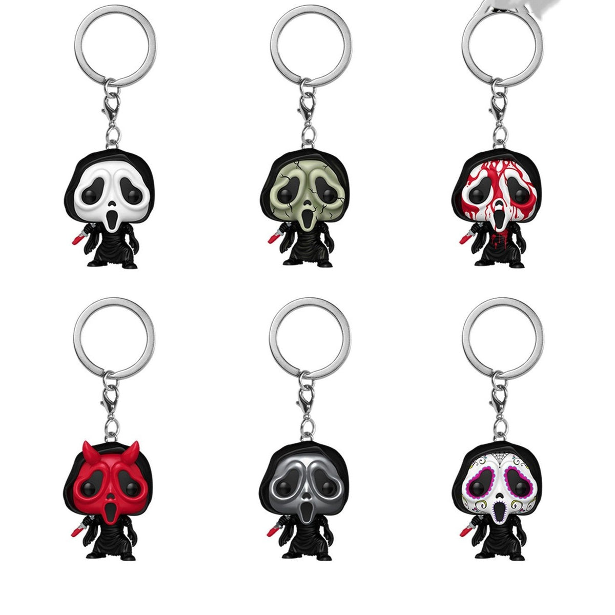Ghost Face Series Keychain Blind Box