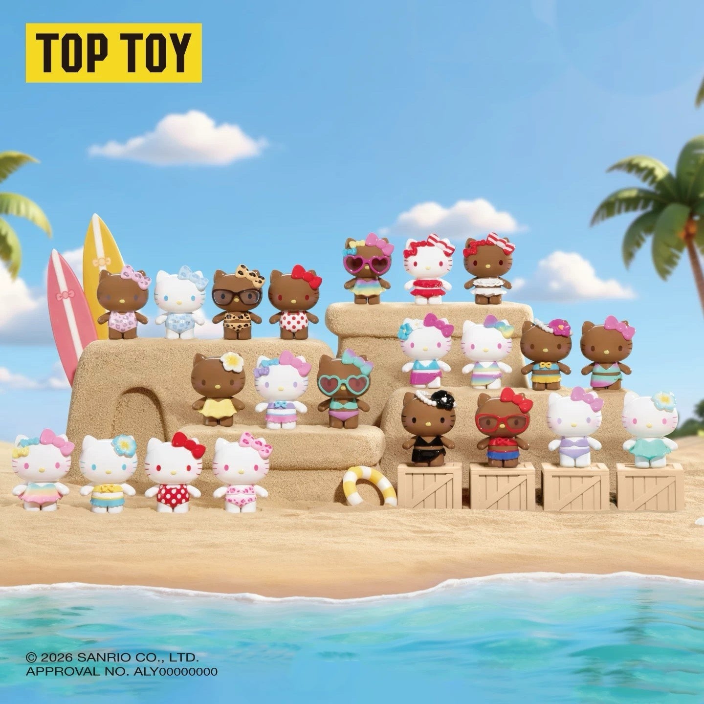 SANRI0 HK Swimsuit Party Series MINI Beans Blind Box